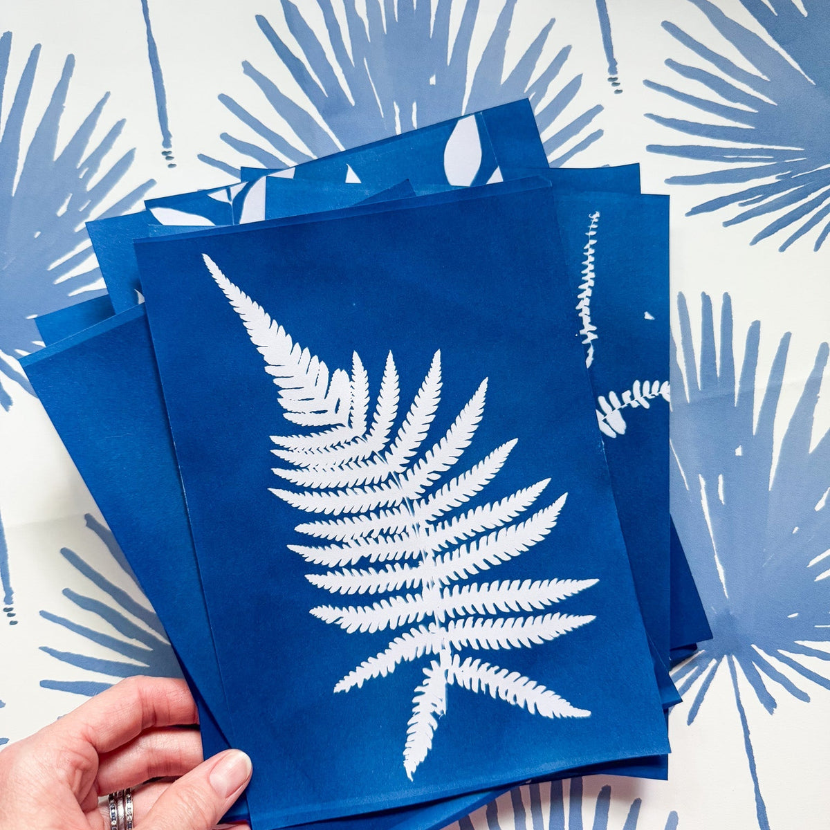How to Create Artwork with Sun Paper – Camilla Moss