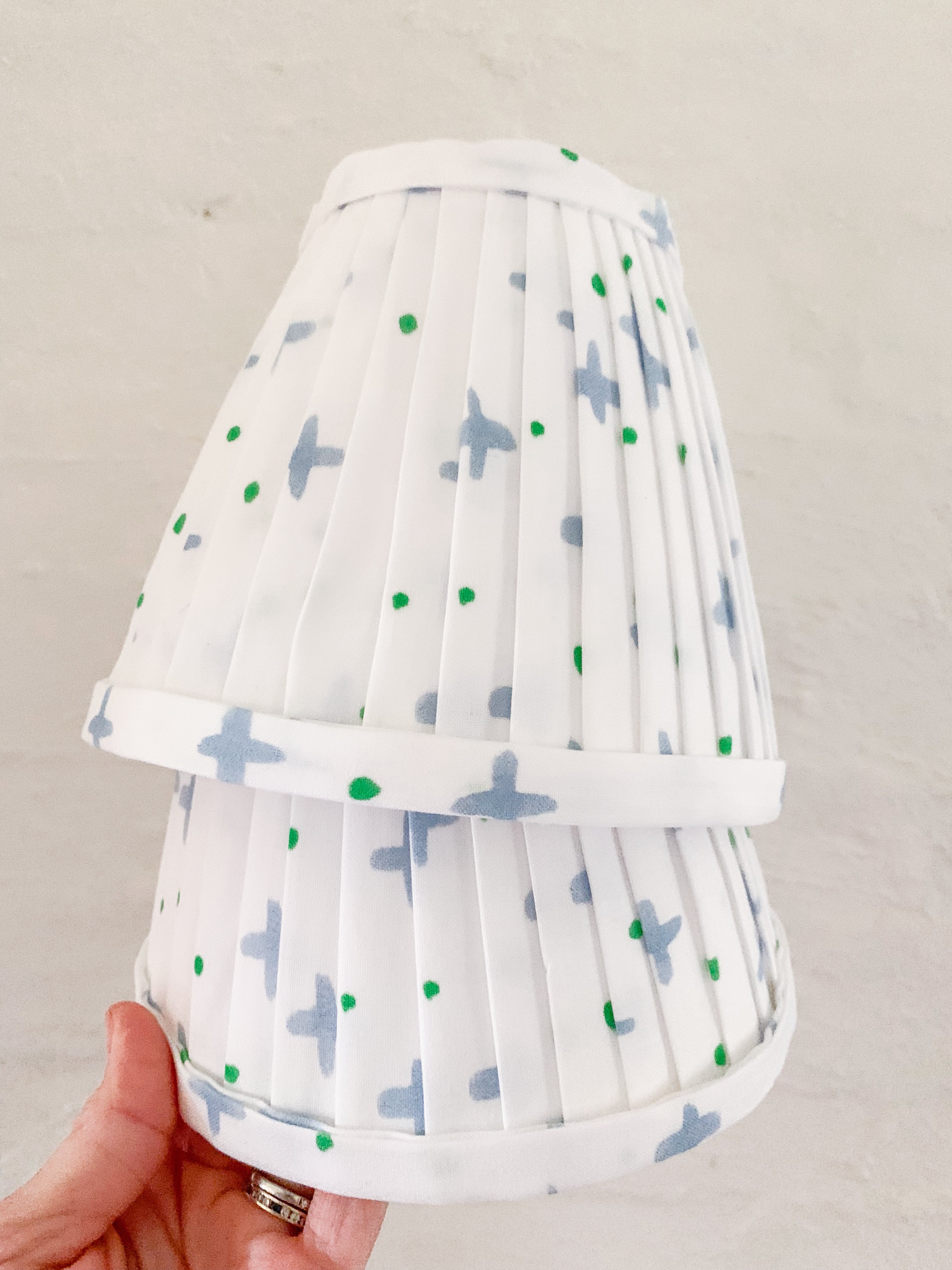 Fabric Covered Lampshade Tutorial